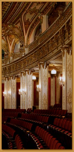 Orchestra seating in the Boston Opera House