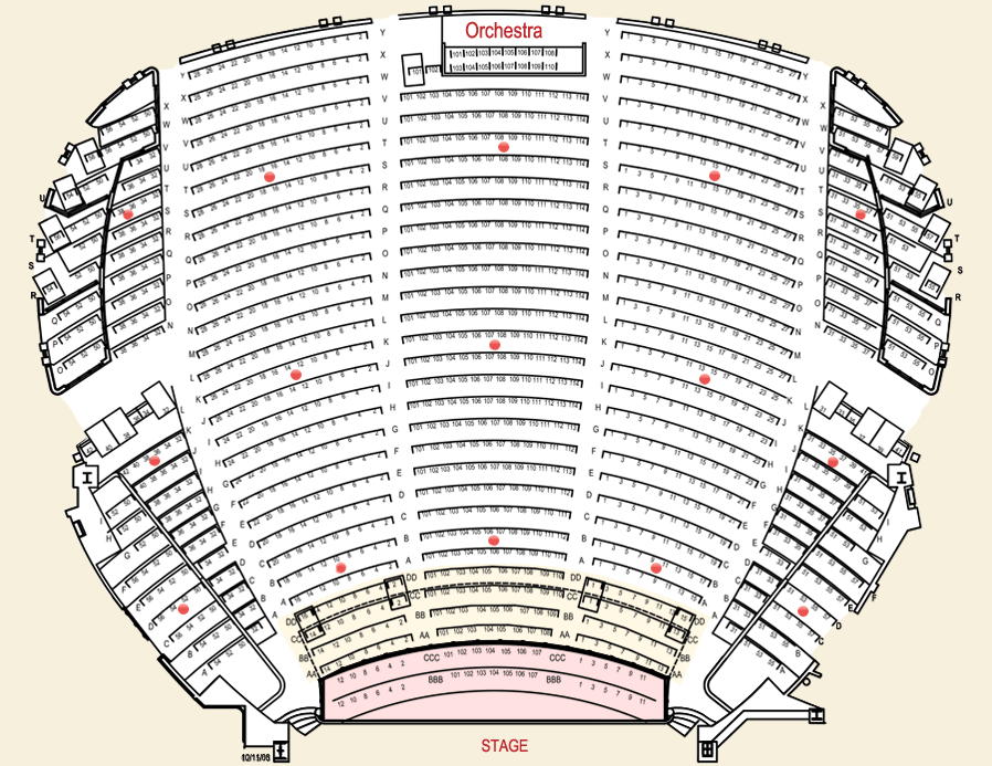 Official Boston Opera House Seating Chart